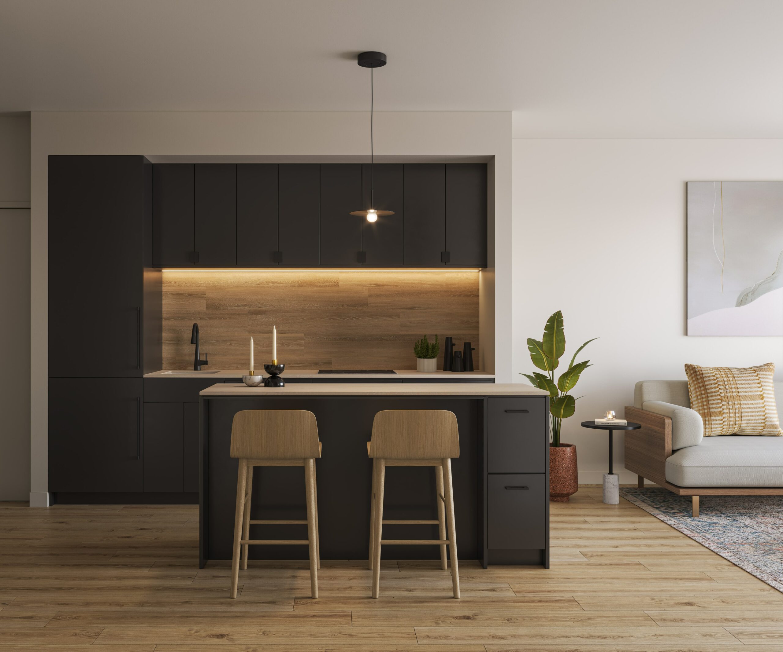 Dark Scheme Kitchen-min