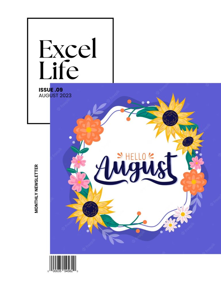 EXCEL NEWSLETTER 2023 AUGUST